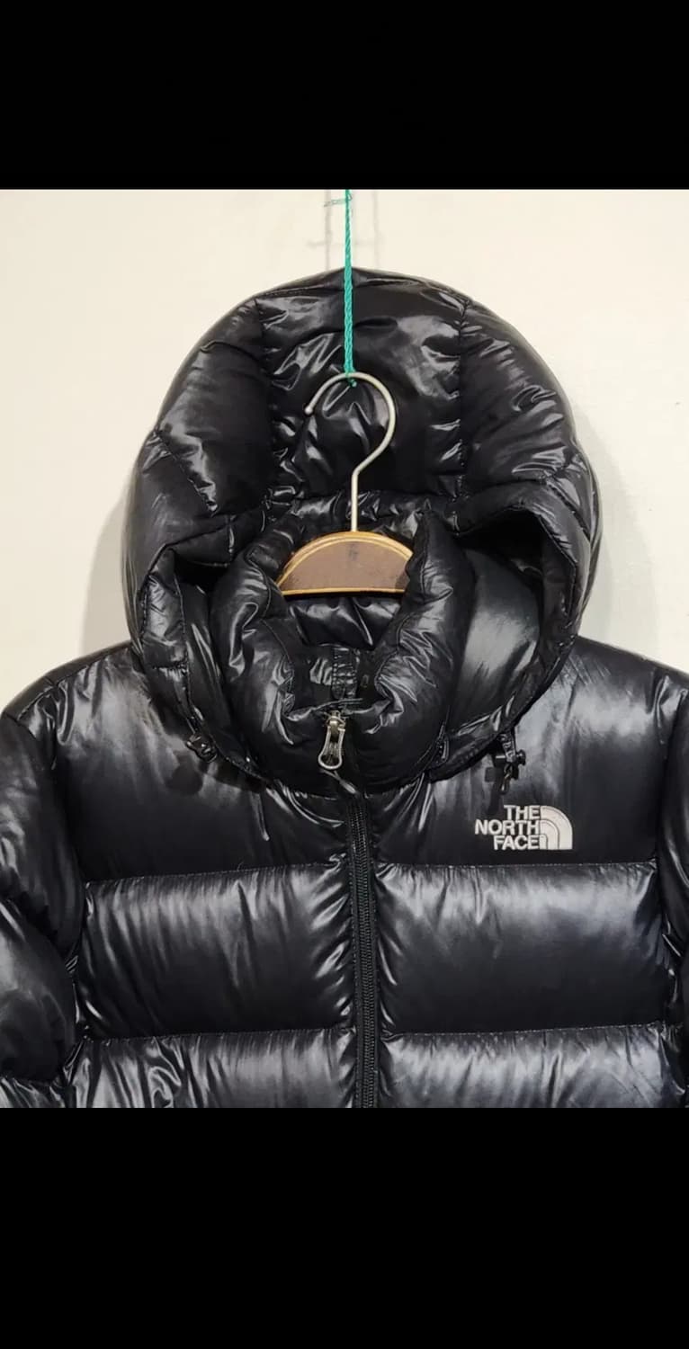 (S) 노스페이스 700 눕시패딩 점퍼 블랙 거위털 구스다운 자켓 후드  상품이미지2