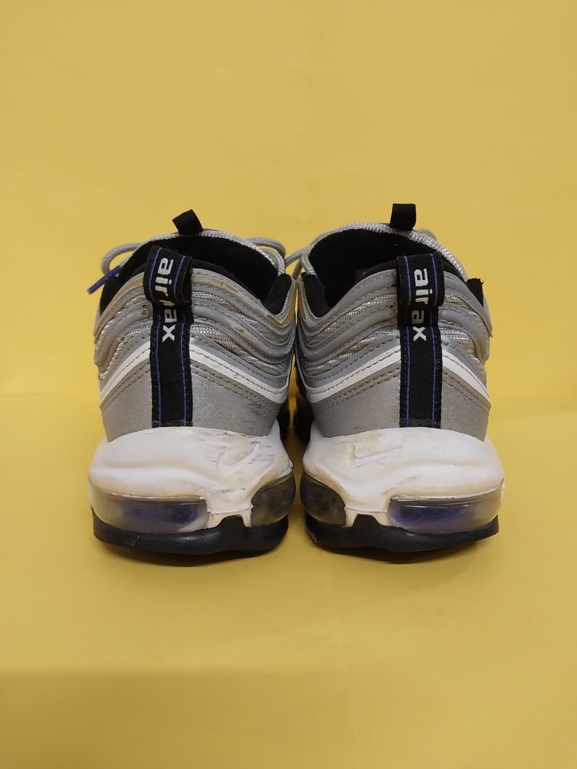 남성 나이키 에어맥스 97 메탈릭실버 페르시안 바이올렛 운동화 (260) 상품이미지4