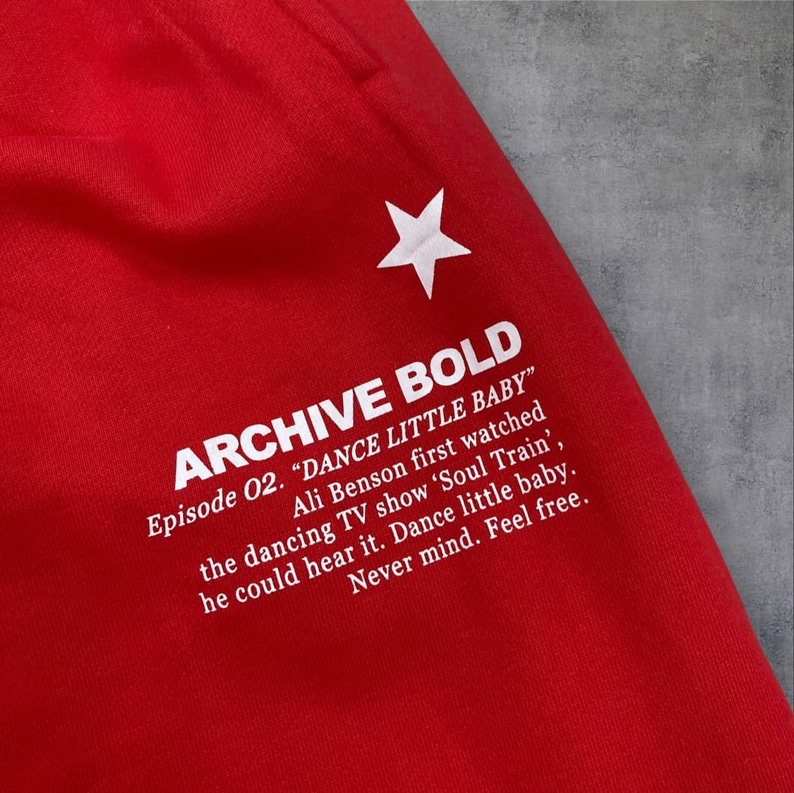 아카이브 볼드 939 로고 레드 스웻 팬츠 상품이미지4