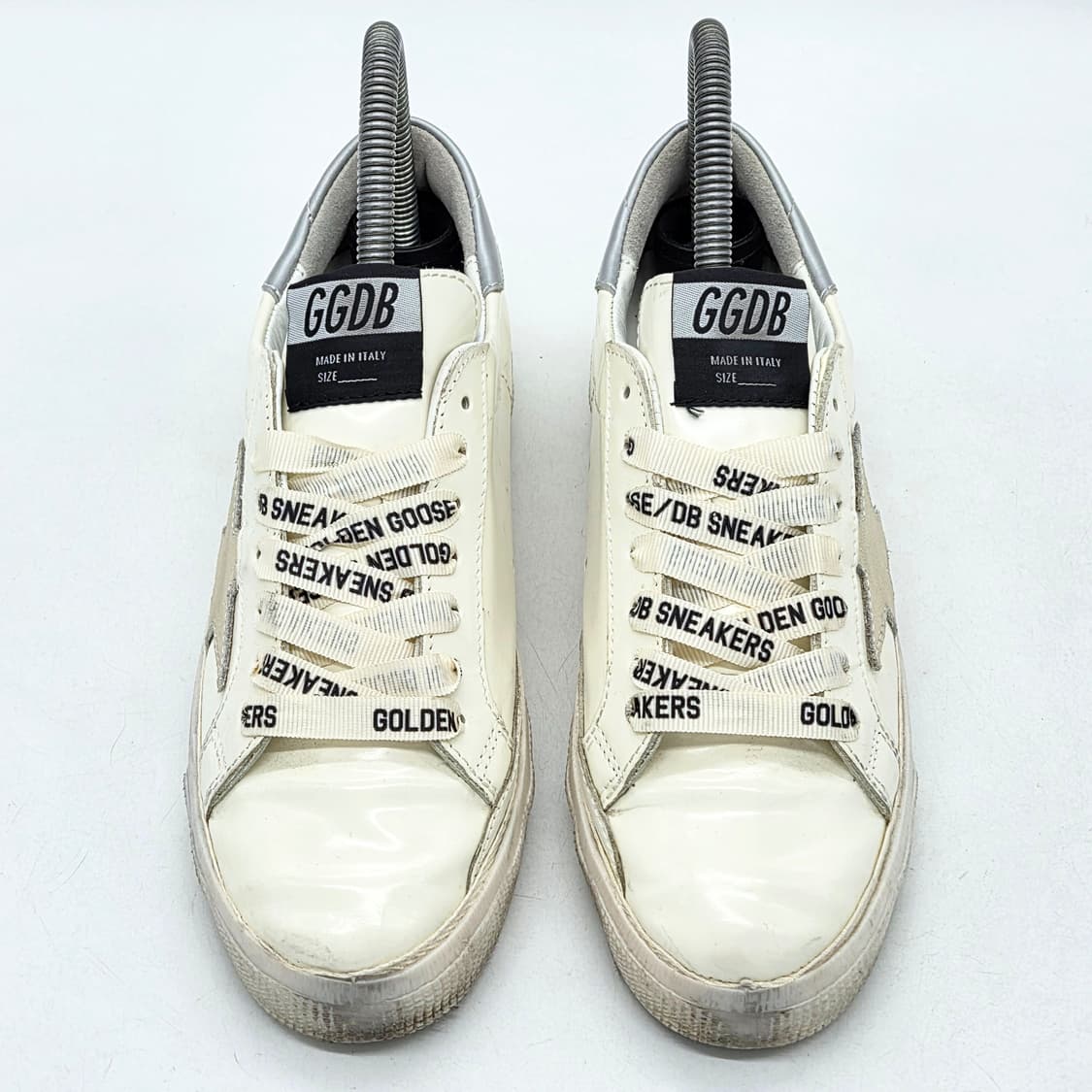 골든구스 우먼스 MAY 화이트/실버 (37) 상품이미지4