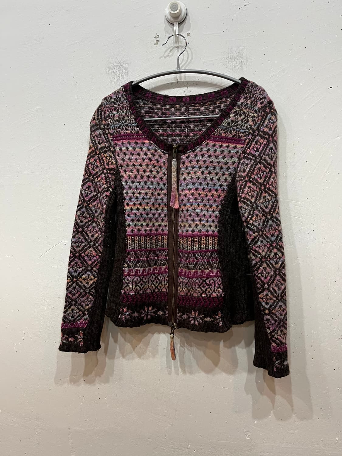 royal ascot 노르딕 니트집업 우먼즈 Made in JAPAN  상품이미지1