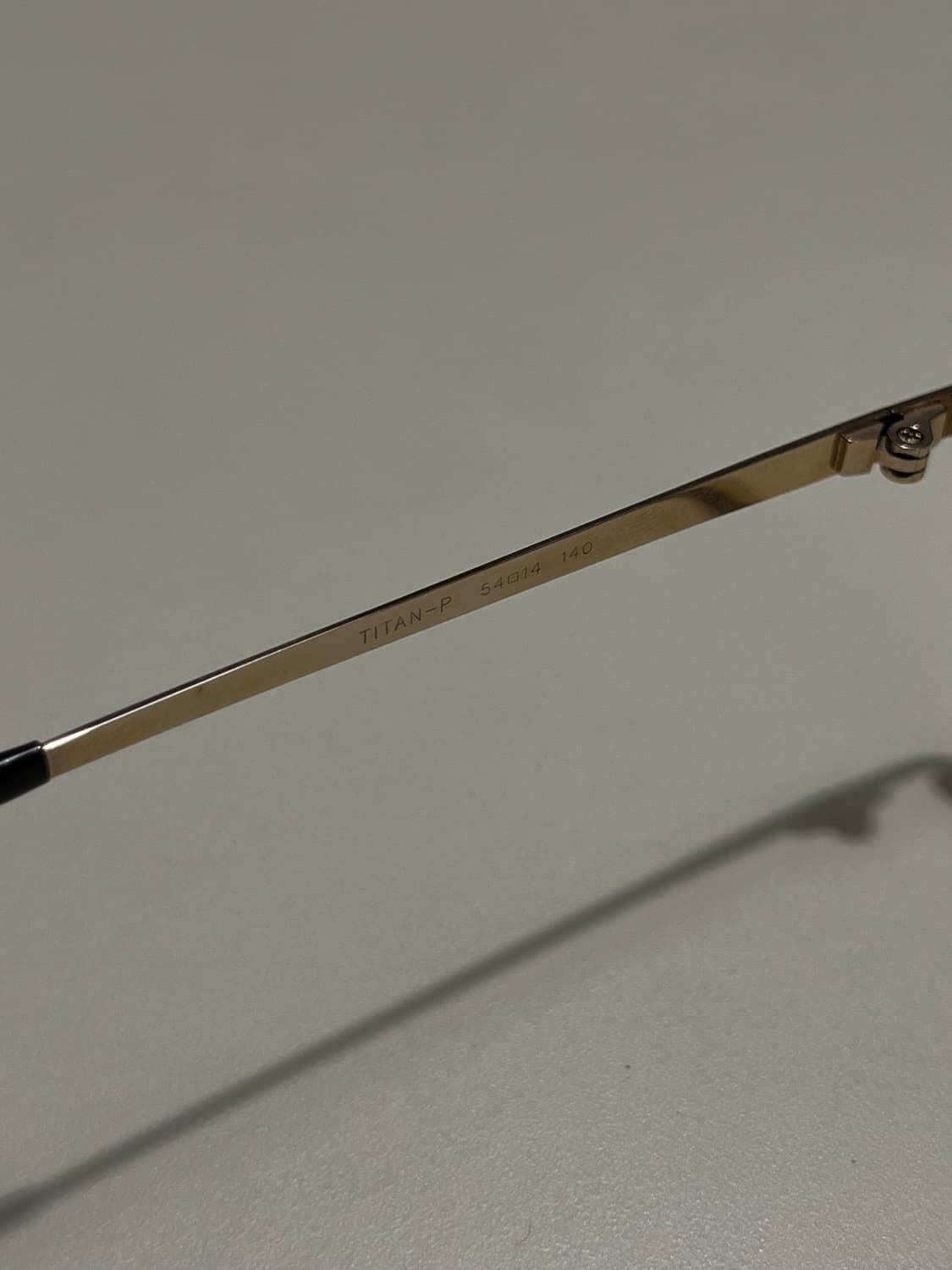 [TITAN-P] 클래식 골드 투브릿지 티타늄 안경테 (54ㅁ14) 상품이미지5