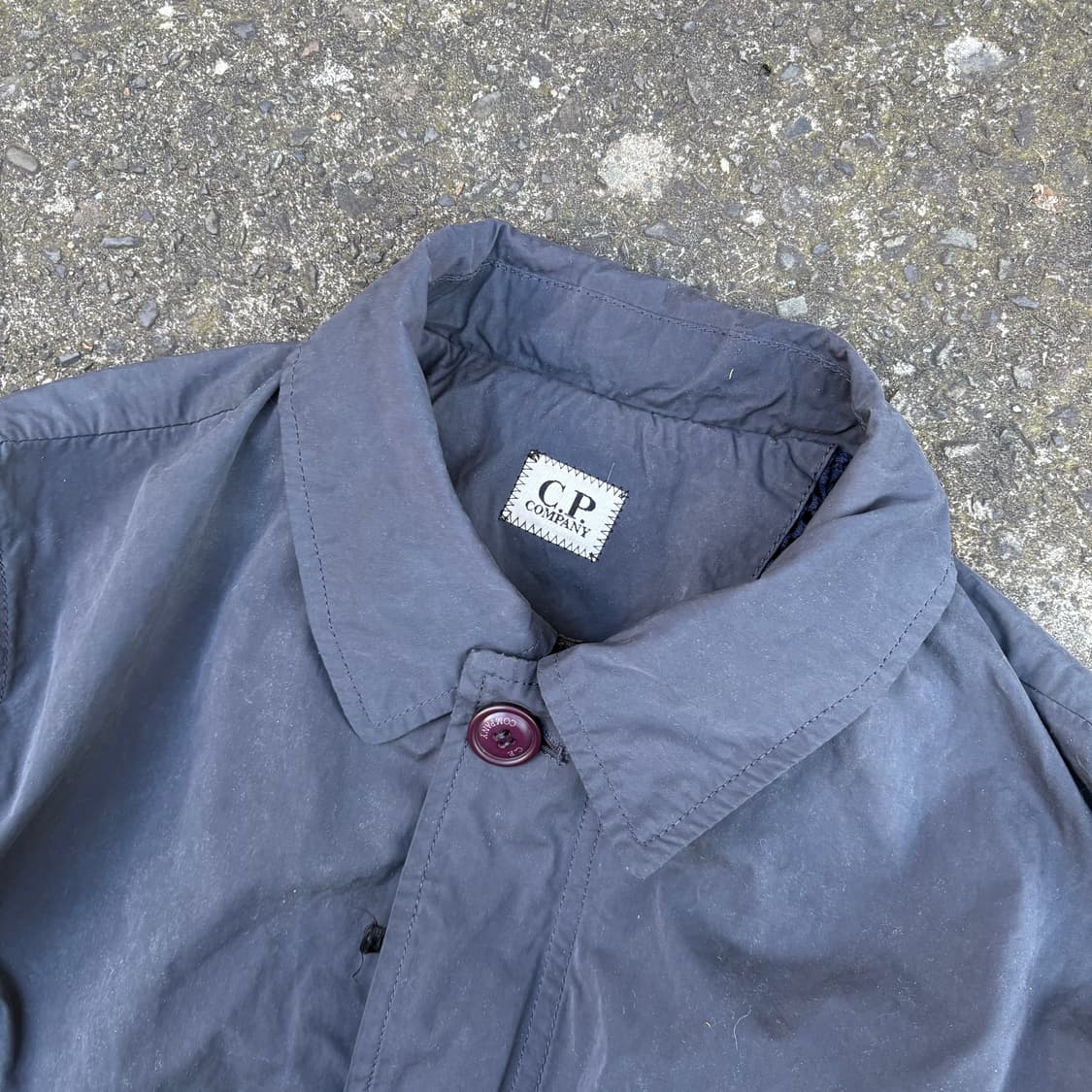 씨피컴퍼니 나일론 & 폴리 믹스 트렌치 코트 상품이미지2