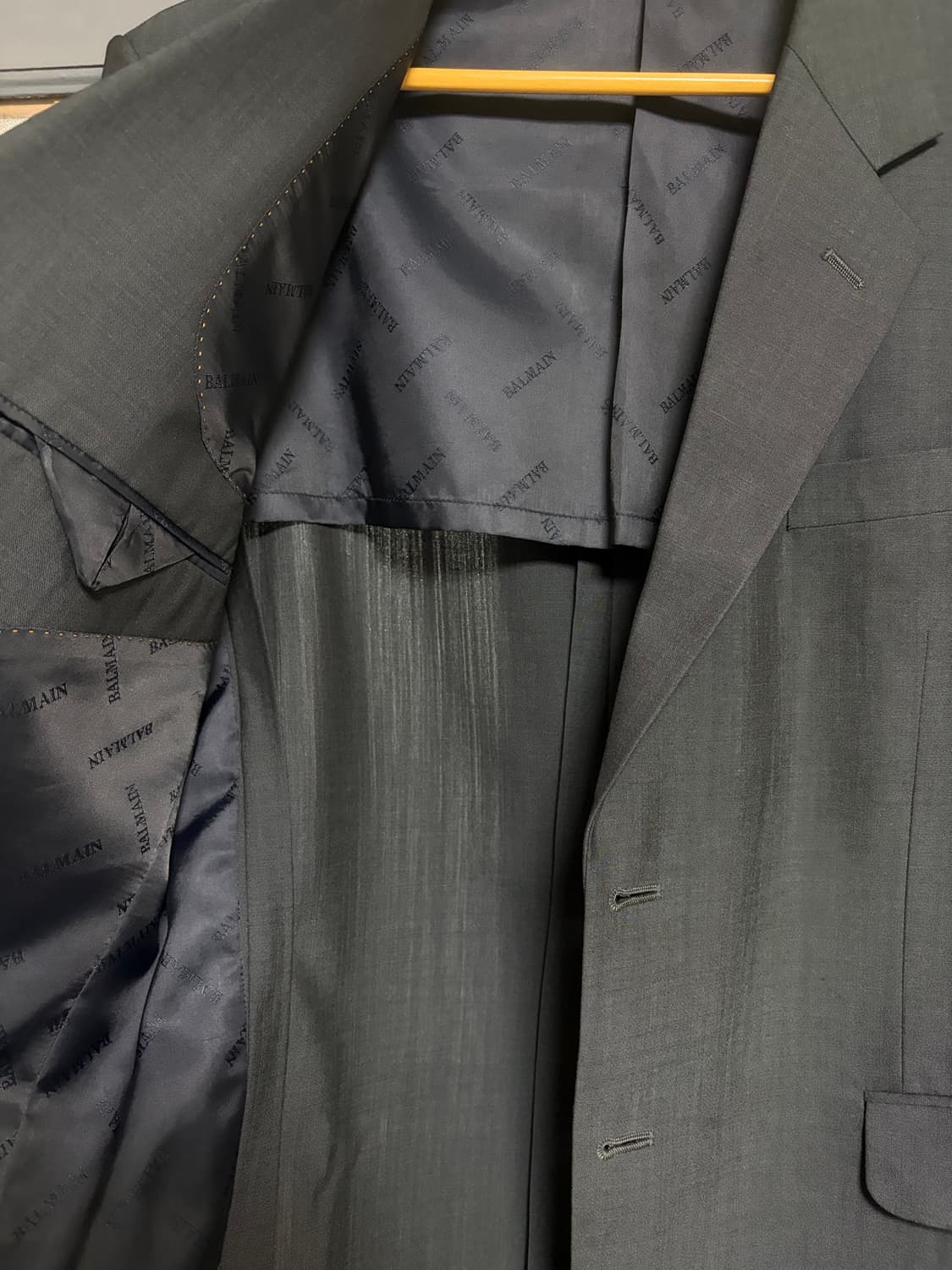 [L]발망 블레이저 자켓 챠콜 상품이미지4