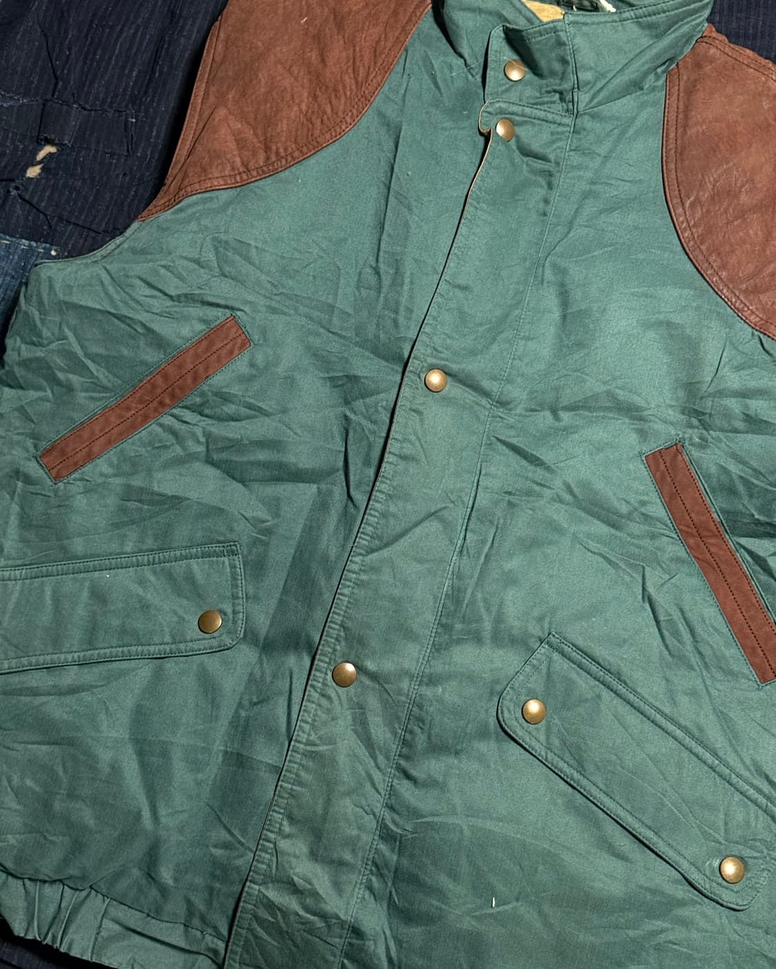 80-90‘s 에디바우어 구스다운 아웃도어 베스트 L 상품이미지3