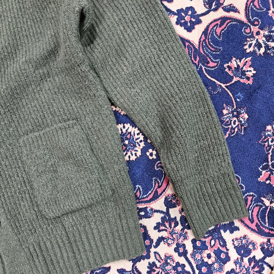 Blondnine 버튼 카라넥 니트 가디건 자켓 L size 상품이미지5