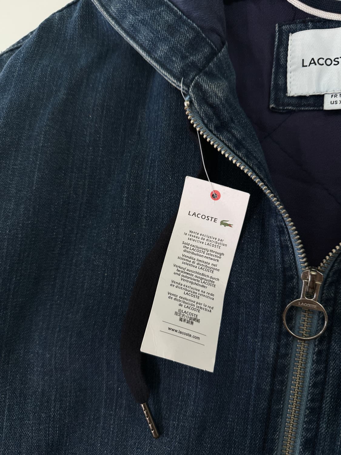 라코스테 루즈핏 00‘s 데님 액티브 후드 점퍼 상품이미지7