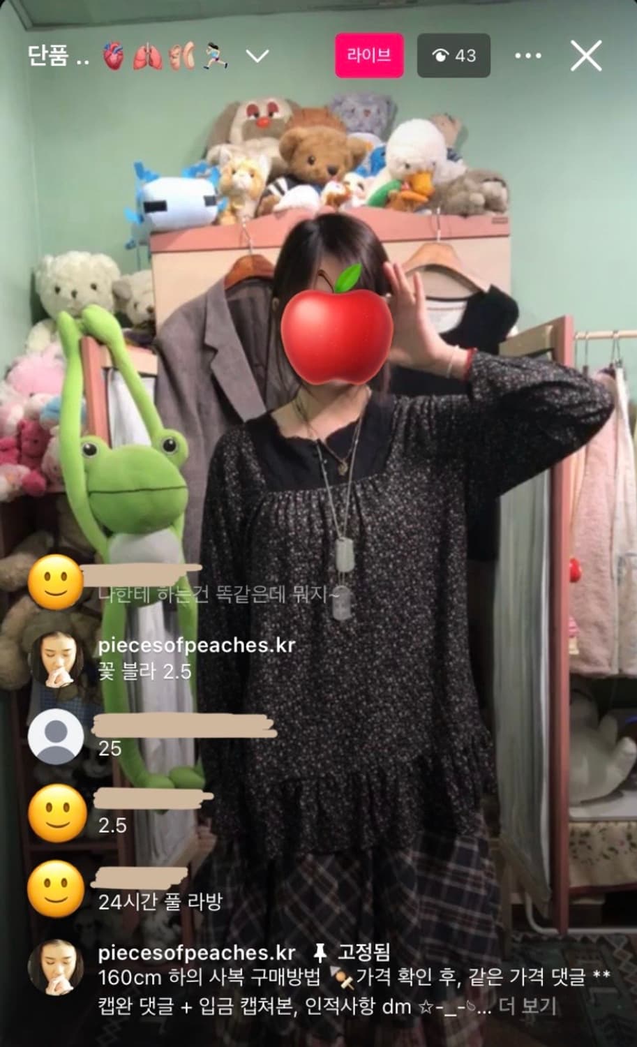 카모메산장 단품 꽃무늬 블라우스 / 모리걸 스즈코 하구미 상품이미지6