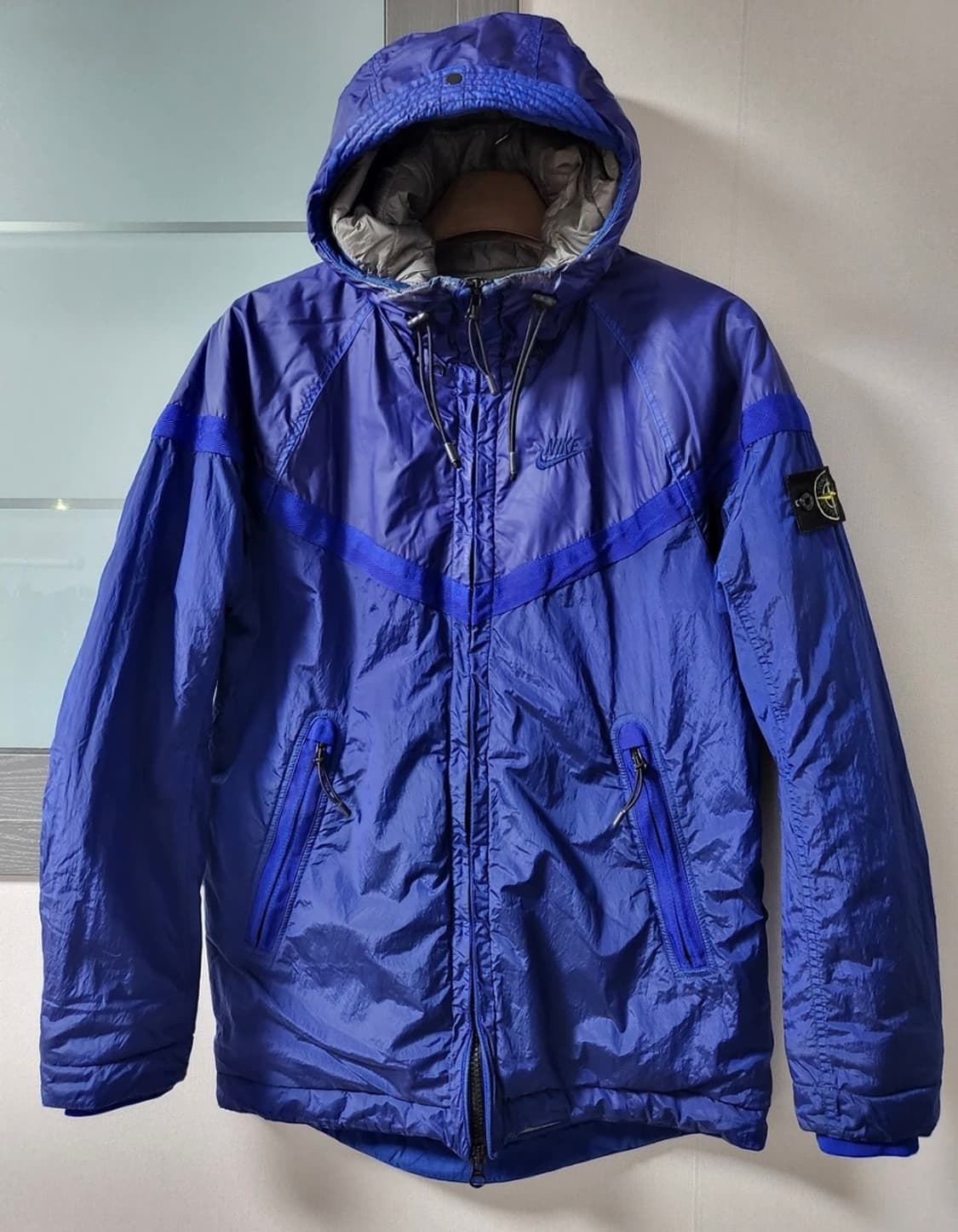 스톤아일랜드+나이키랩  윈드러너 푸어블루 상품이미지1