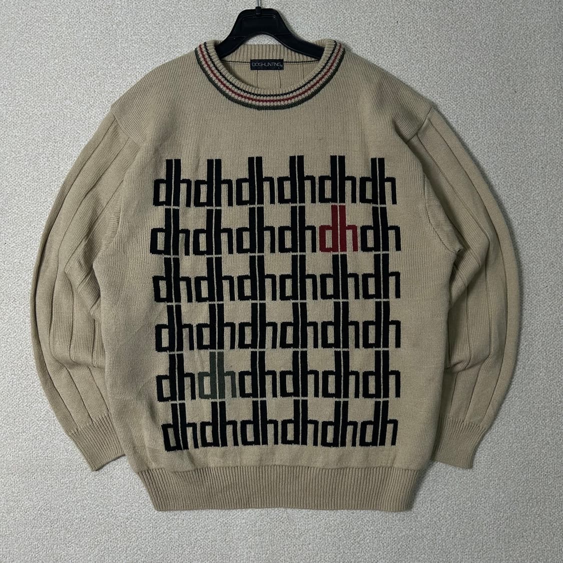 (L) 재팬빈티지 DOGHUNTING 패턴 니트 상품이미지1