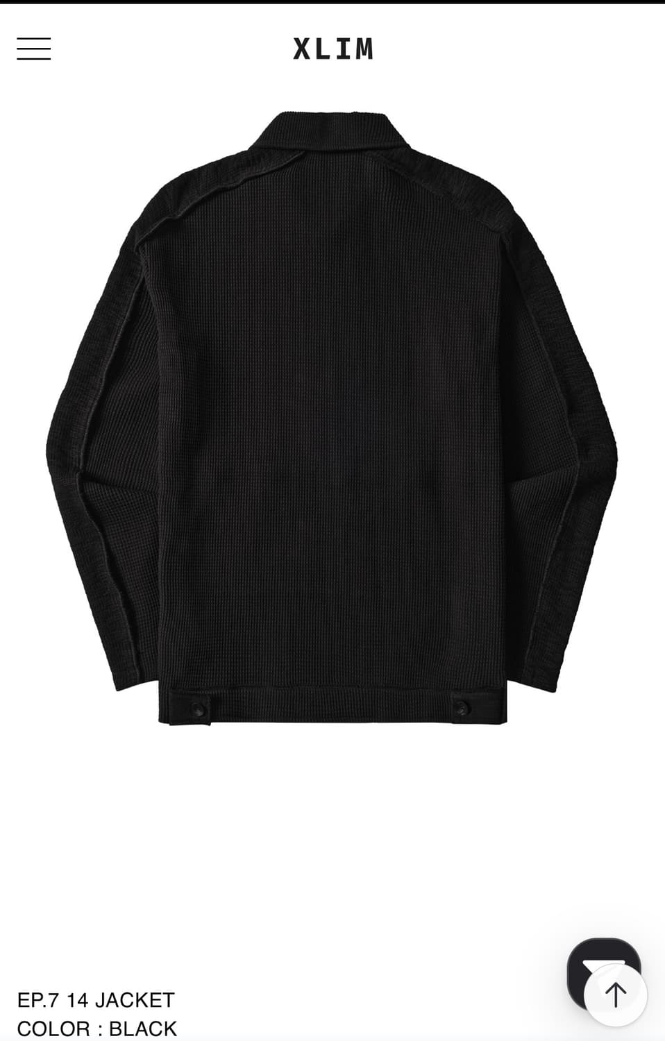 xlim EP.7 14 JACKET L사이즈 새상품 상품이미지2