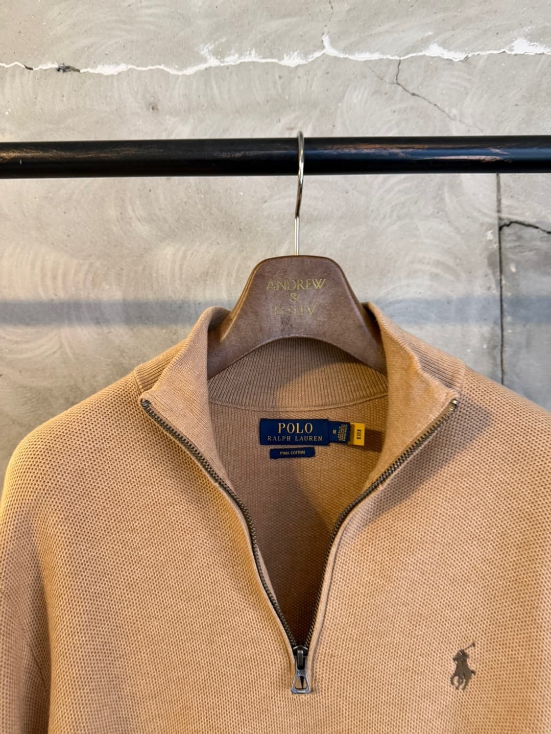 폴로 랄프로렌 피마코튼 짚업 100~105 상품이미지3