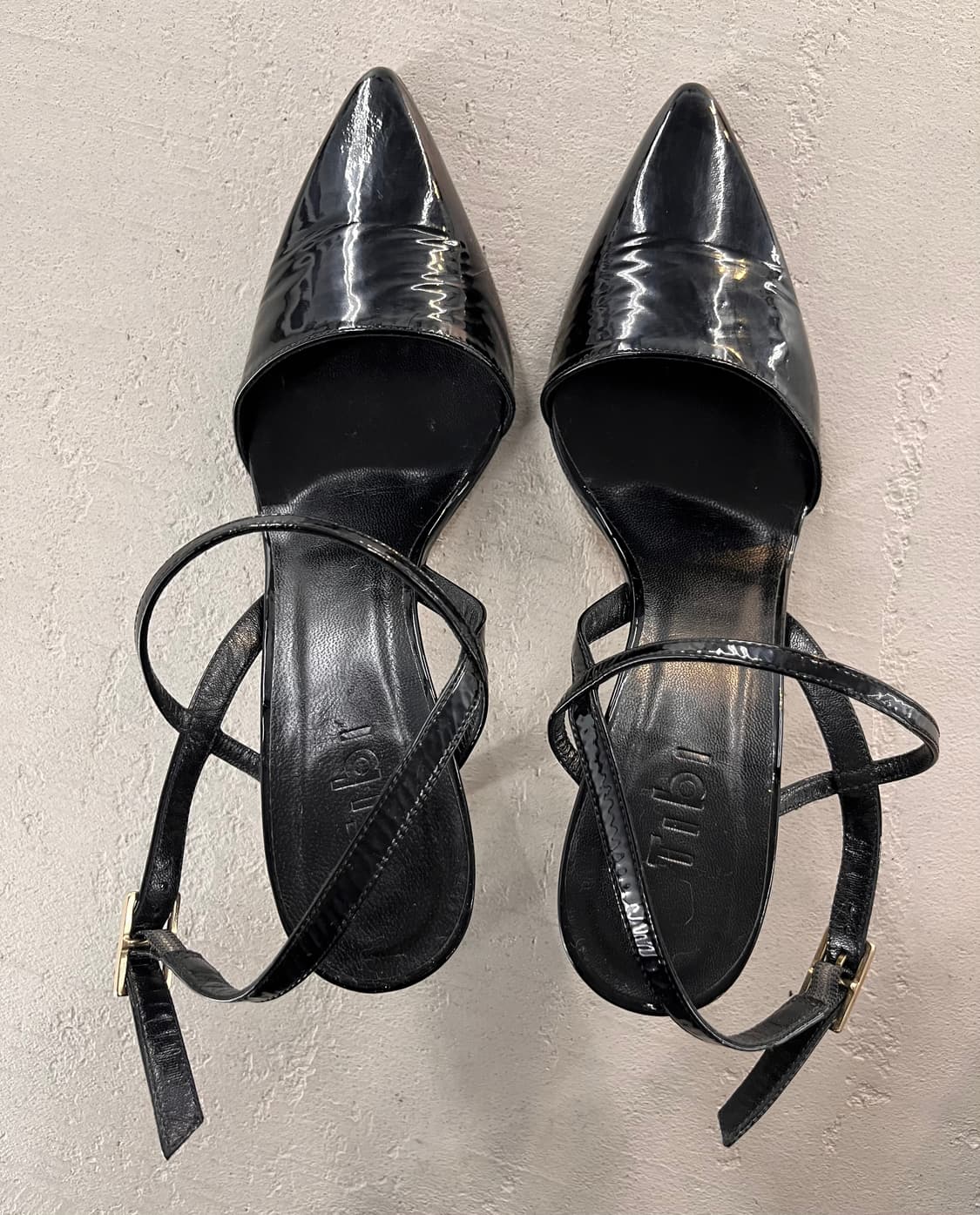 티비 Tibi 페이턴트 슬링백 힐 37.5 상품이미지2