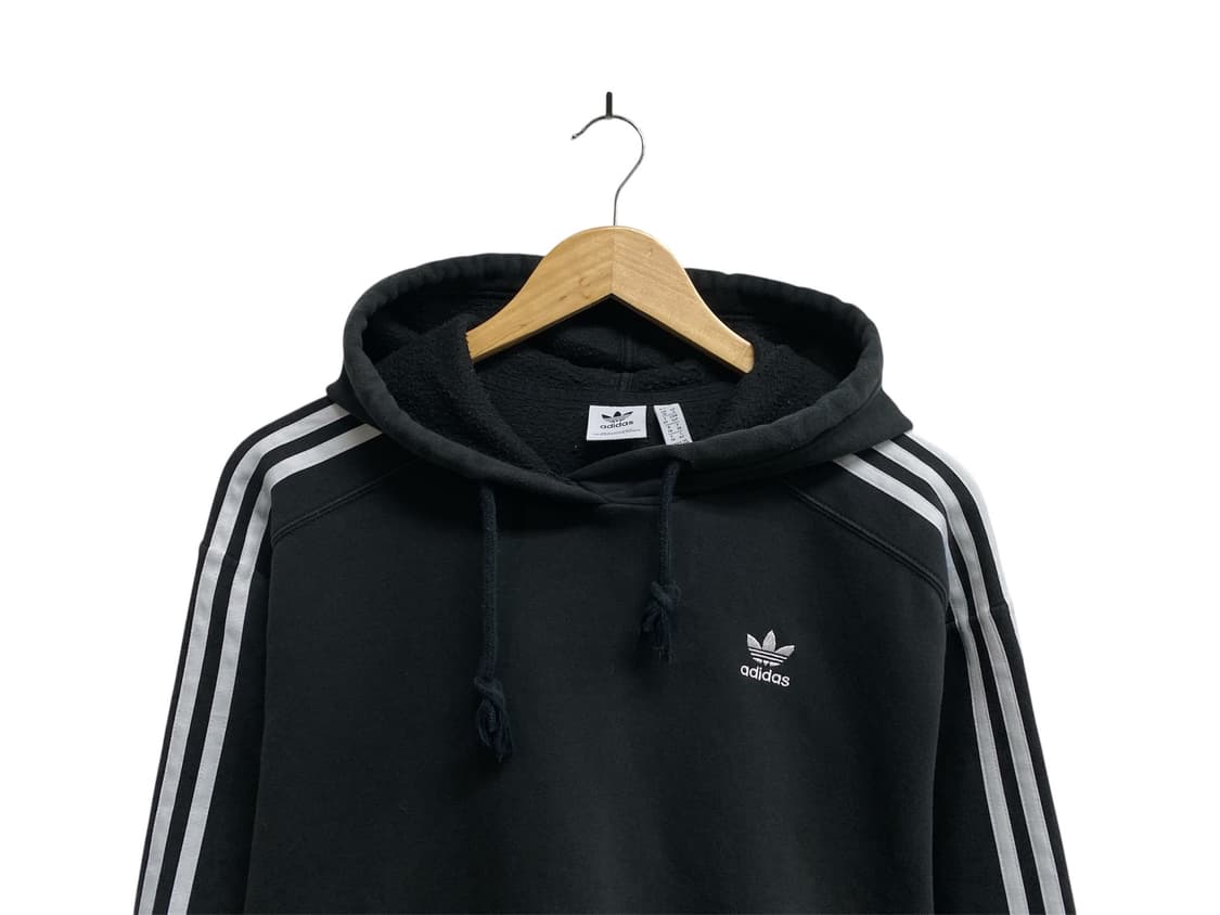 아디다스 아디컬러 3S 숏 후드 블랙 S  상품이미지2