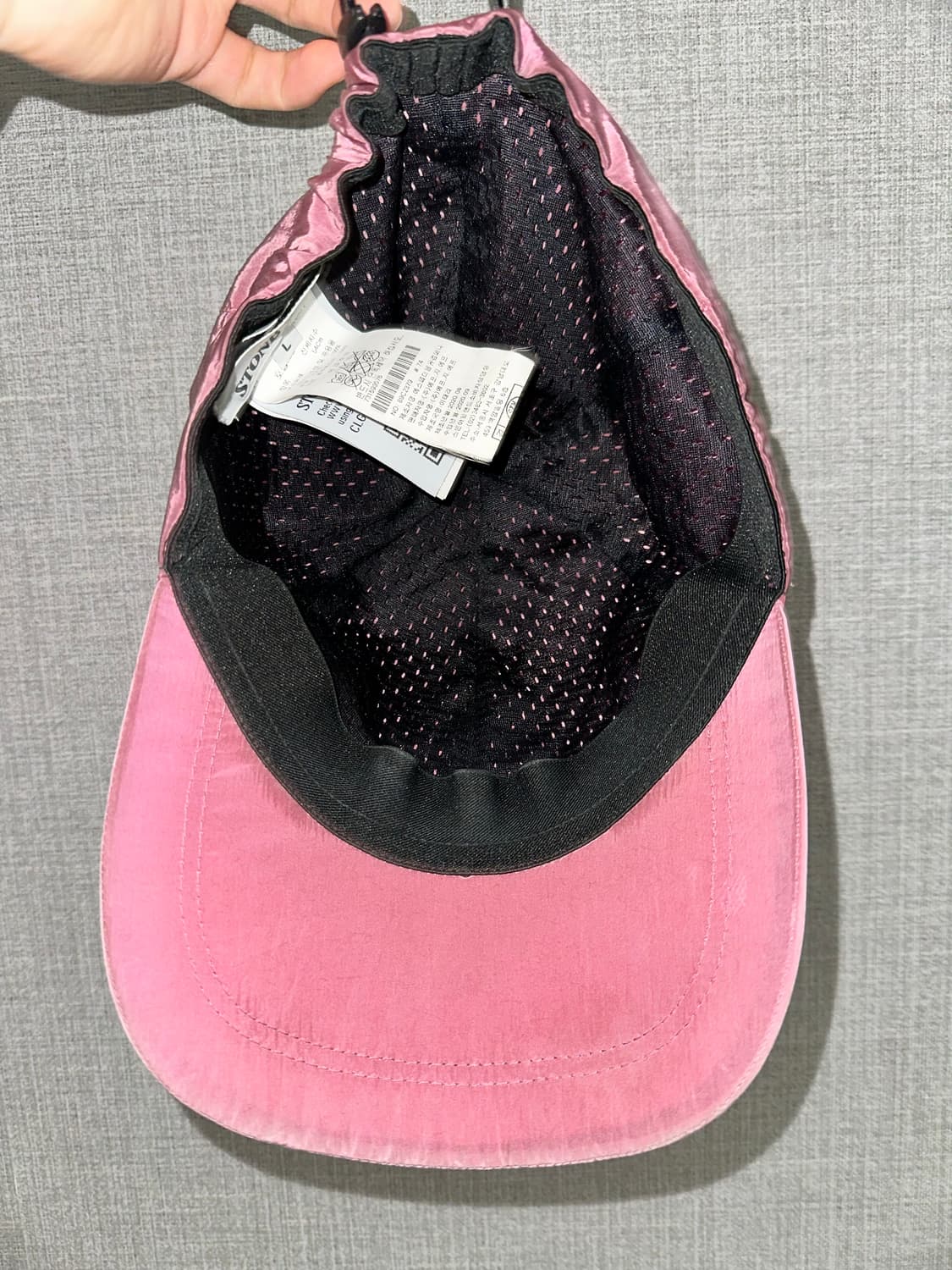 스톤 아일랜드 나일론 메탈 볼캡 상품이미지3