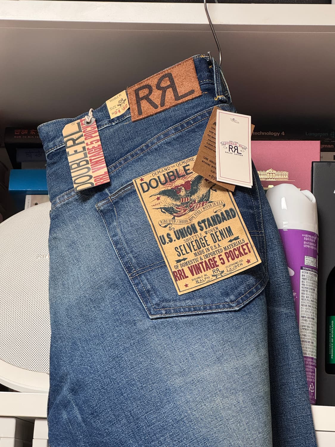 RRL vintage five pocket 34/32 상품이미지2