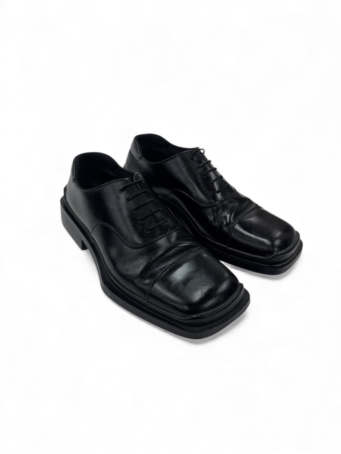 00s Prada Square Derby Shoes 상품이미지4