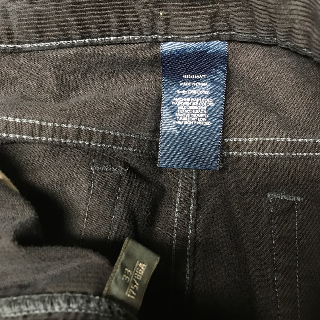 폴로 랄프로렌 코듀로이 팬츠 네이비 33 상품이미지6