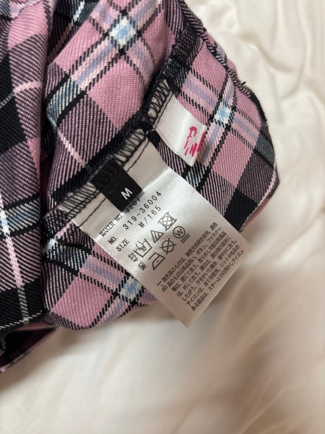 일본빈티지 체크 스커트 상품이미지3