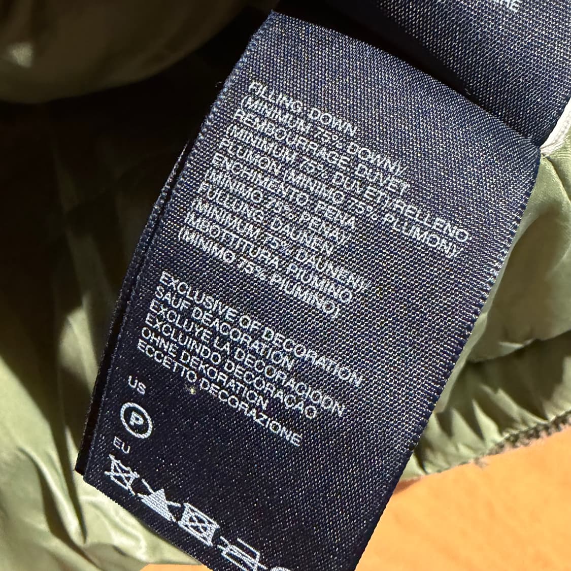 타미힐피거 헤링본 코듀로이 덕다운 패딩 M 100 상품이미지6