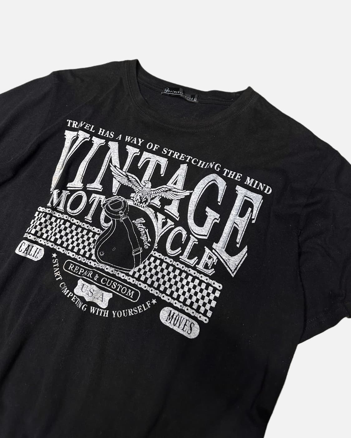 vintage motorcycle printing t-shirt 상품이미지3