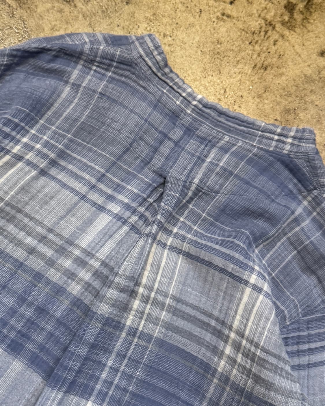 44-55 ) Plantation Crinkled Check Dress 상품이미지8