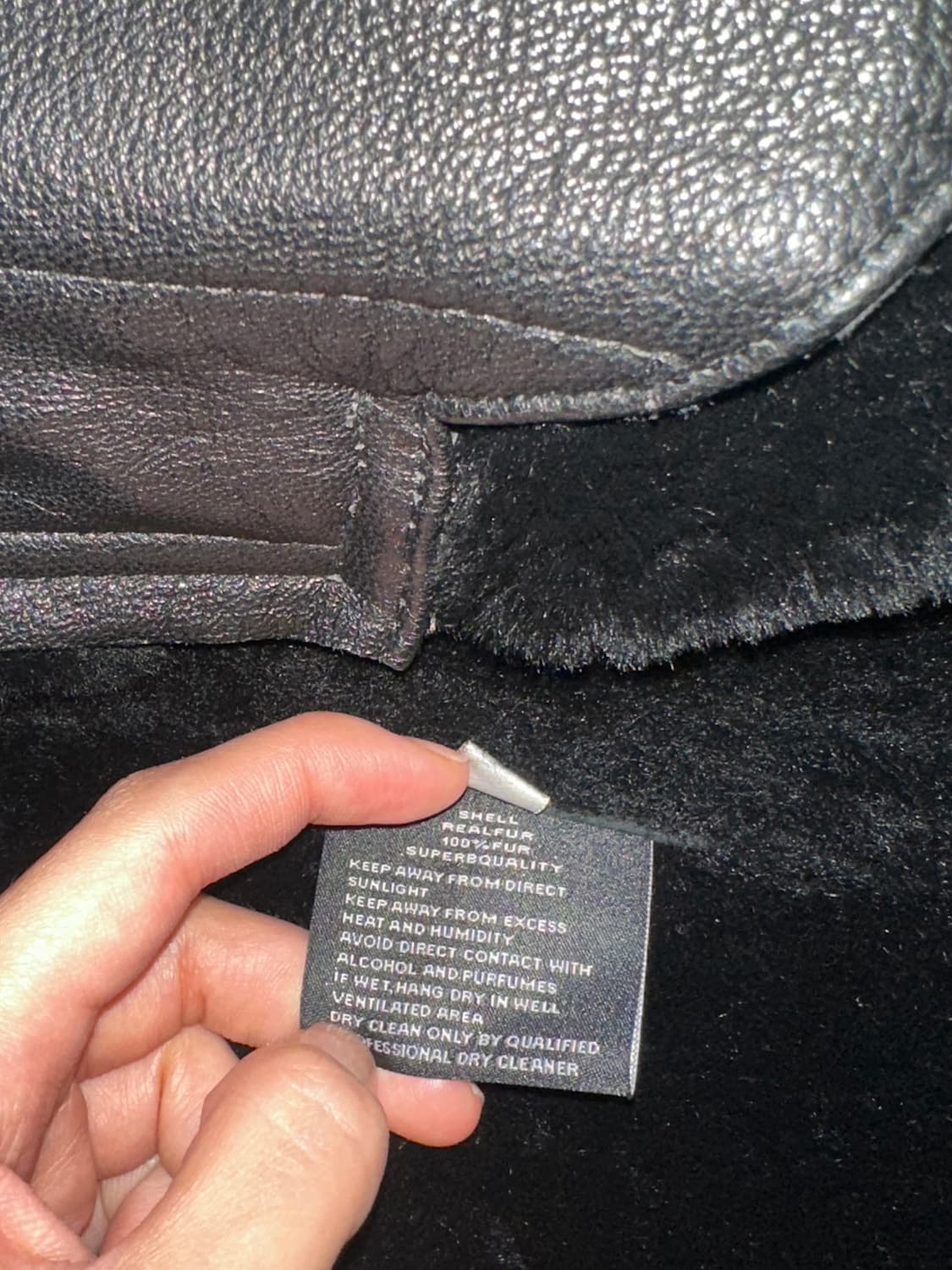 양털 시어링 가죽 무스탕 자켓 상품이미지9