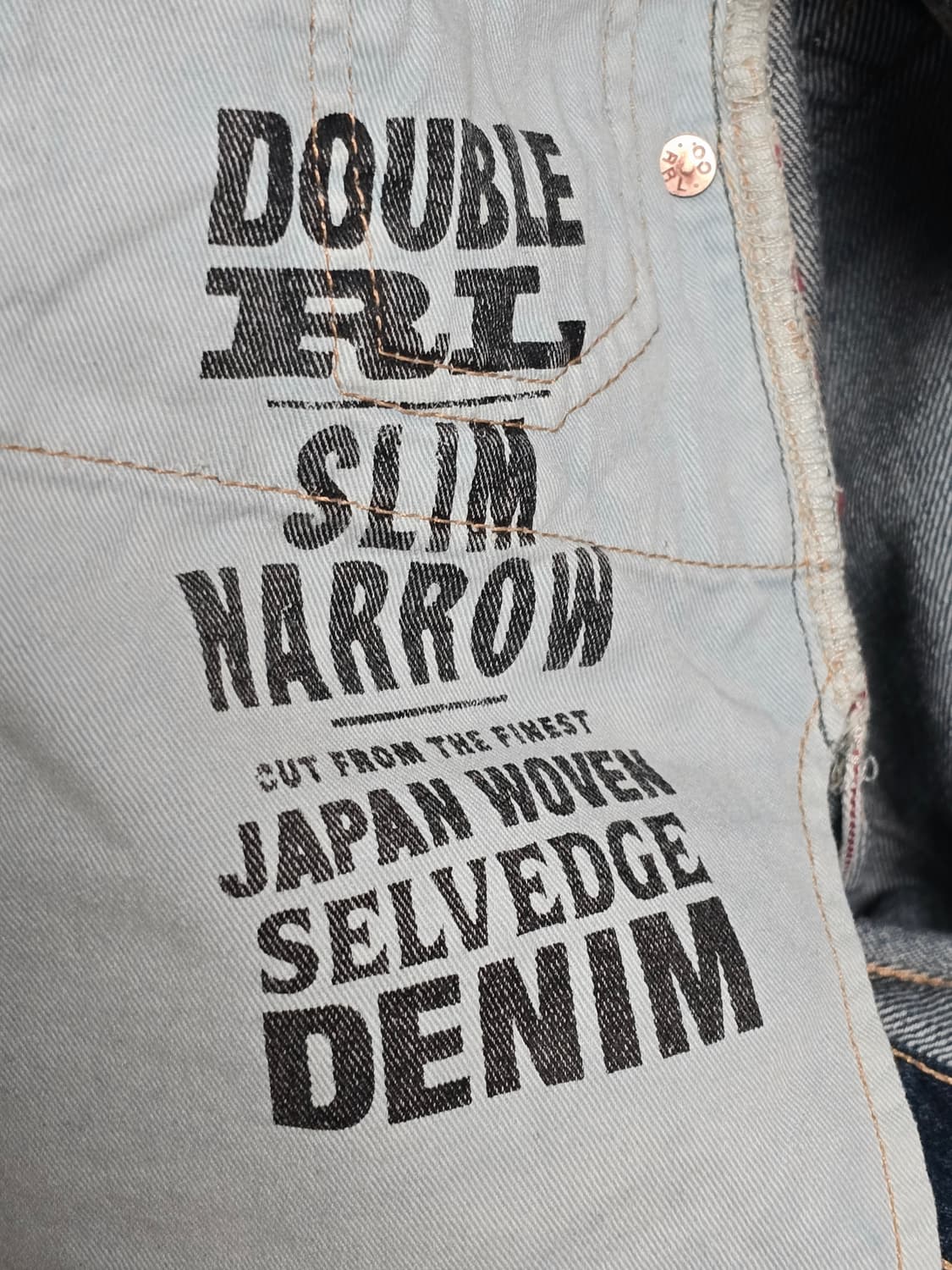 rrl 더블알엘 워싱 데님 슬림 내로우 32/30 상품이미지7