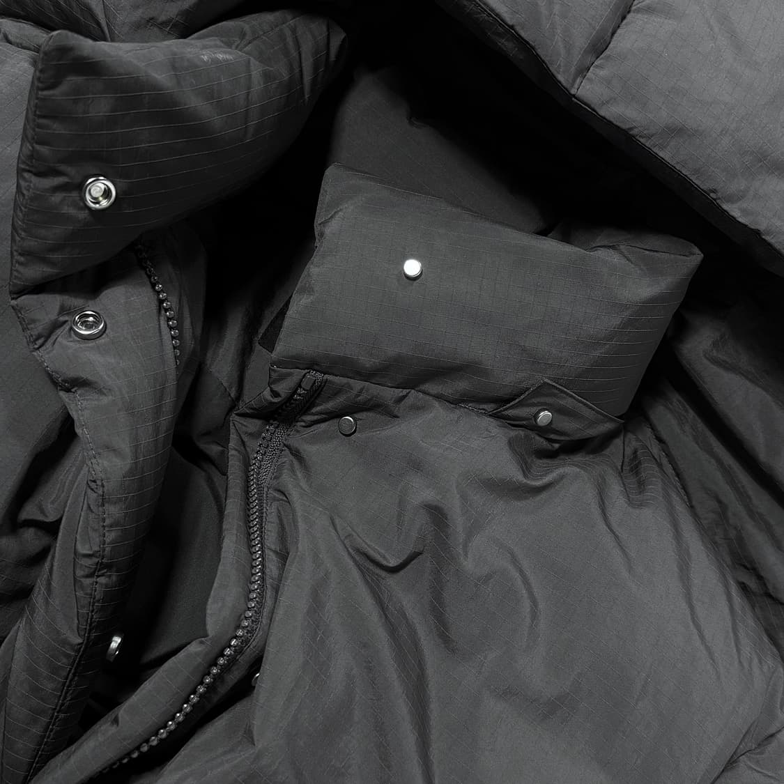 비이커 후드 다운 패딩 점퍼 상품이미지3