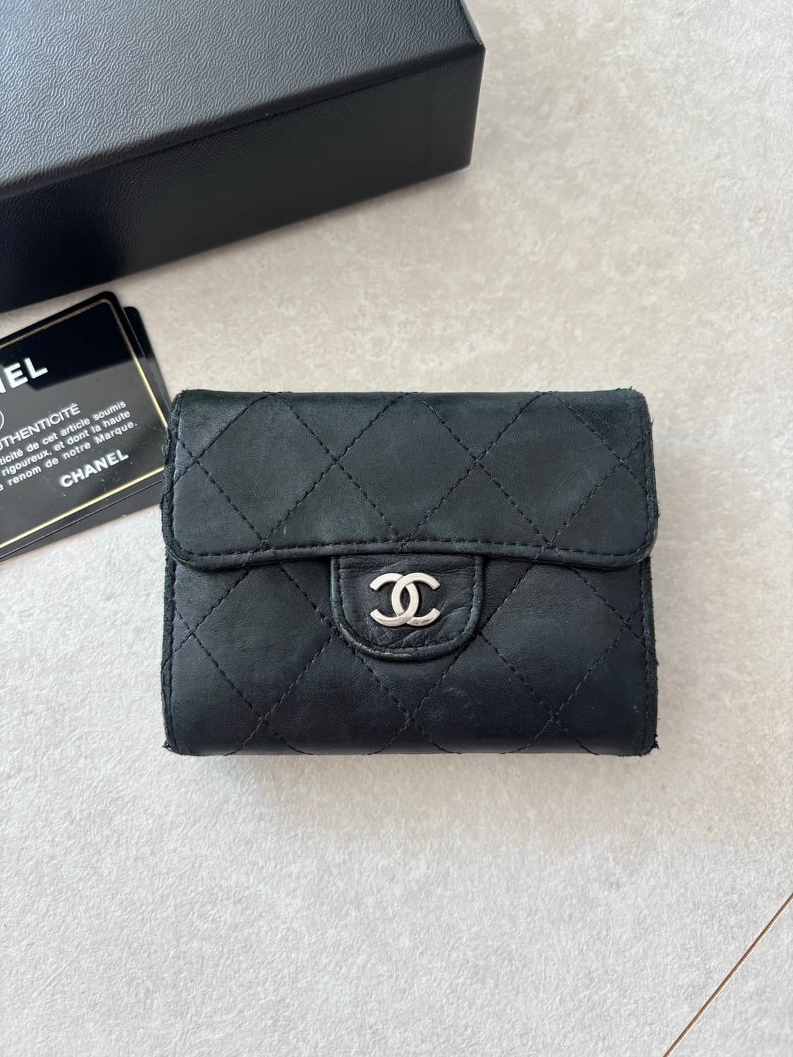 샤넬 퀼팅 블랙 카드지갑 11번대 상품이미지1