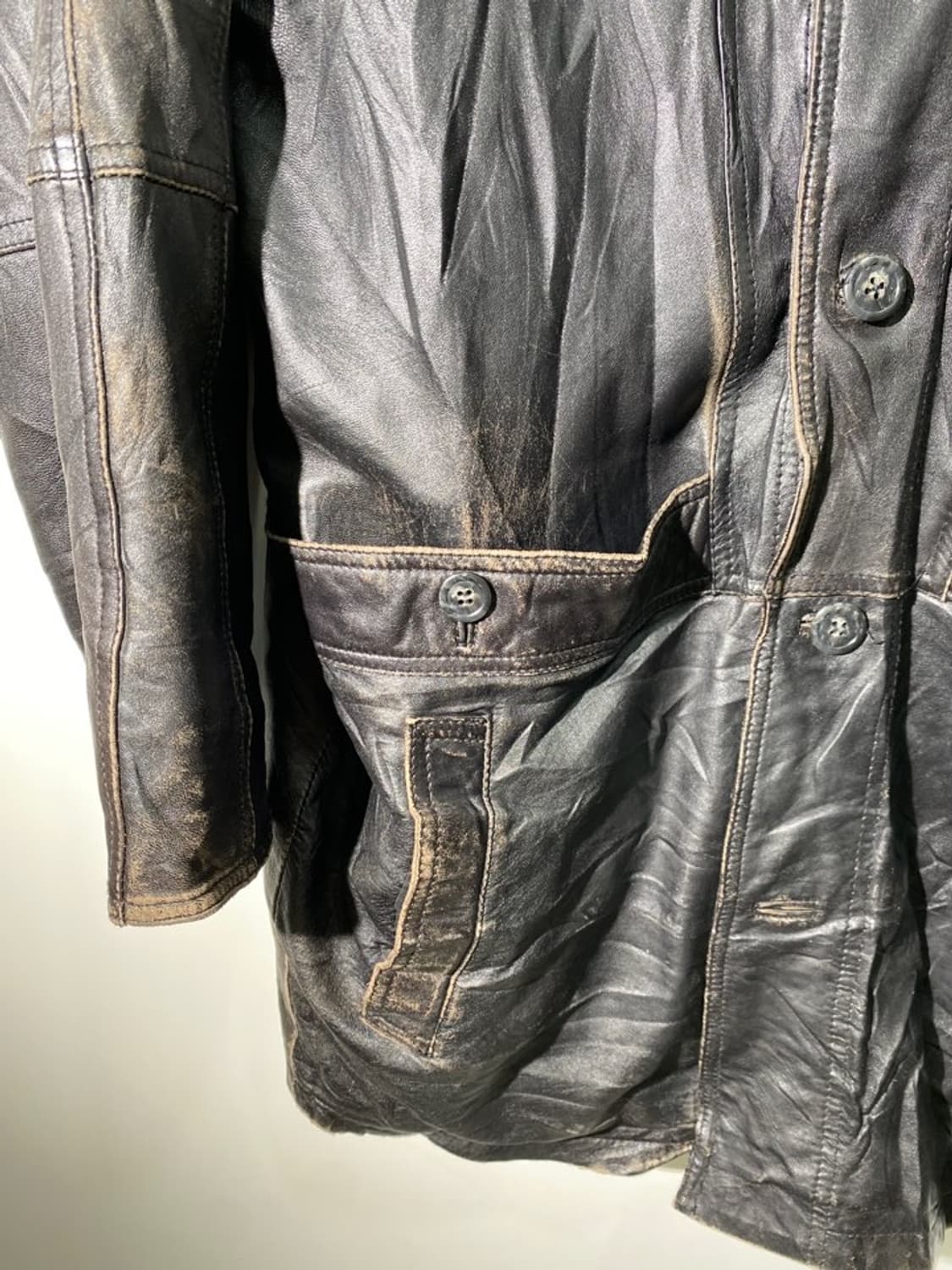 robo 리얼 레더 자켓 상품이미지7