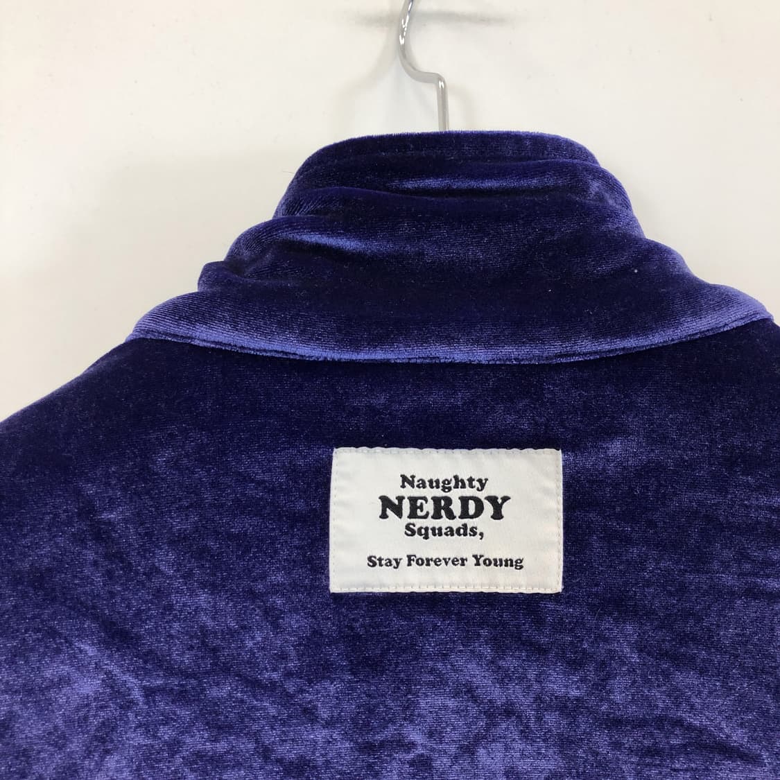 NERDY 널디 벨벳져지 M 퍼플  상품이미지5