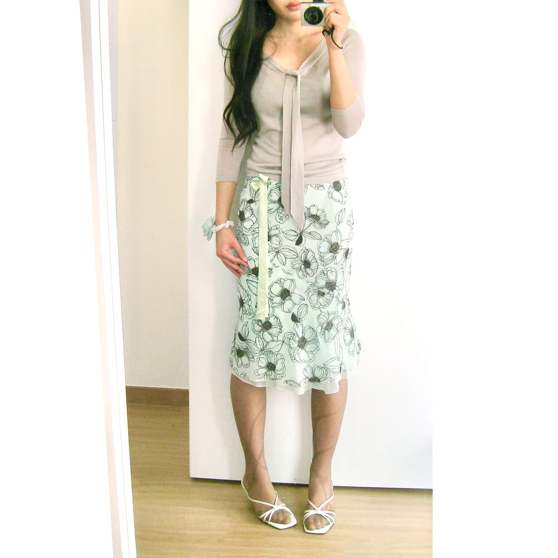 민티 플라워 스커트 🍏 상품이미지2