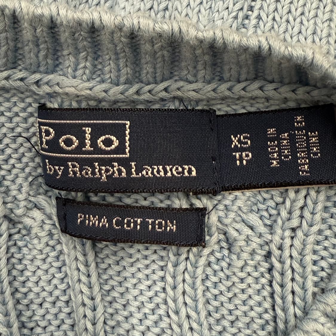 폴로 랄프로렌 하늘 반팔 니트  상품이미지4