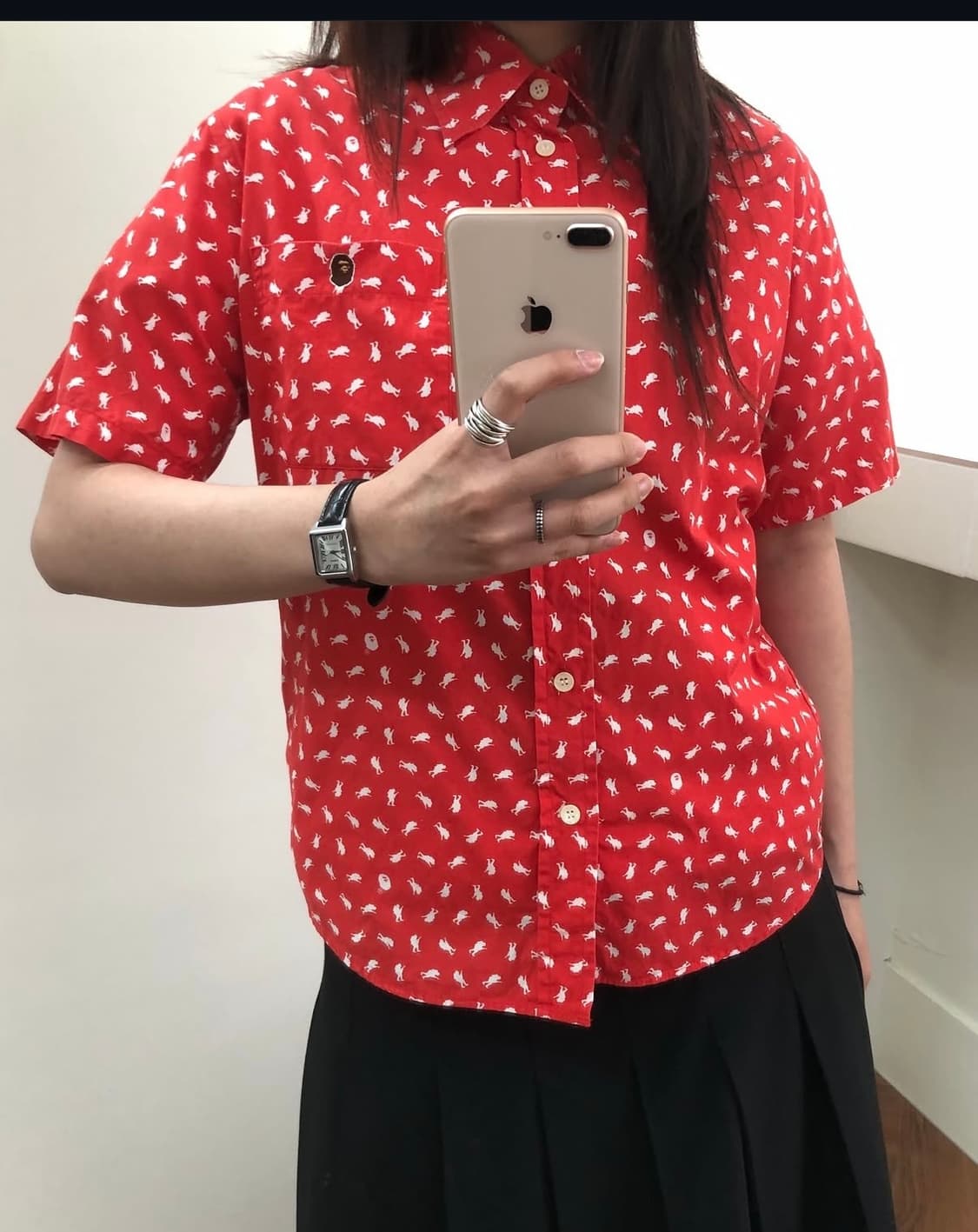 니고시절)) 베이프 반팔 셔츠 상품이미지2