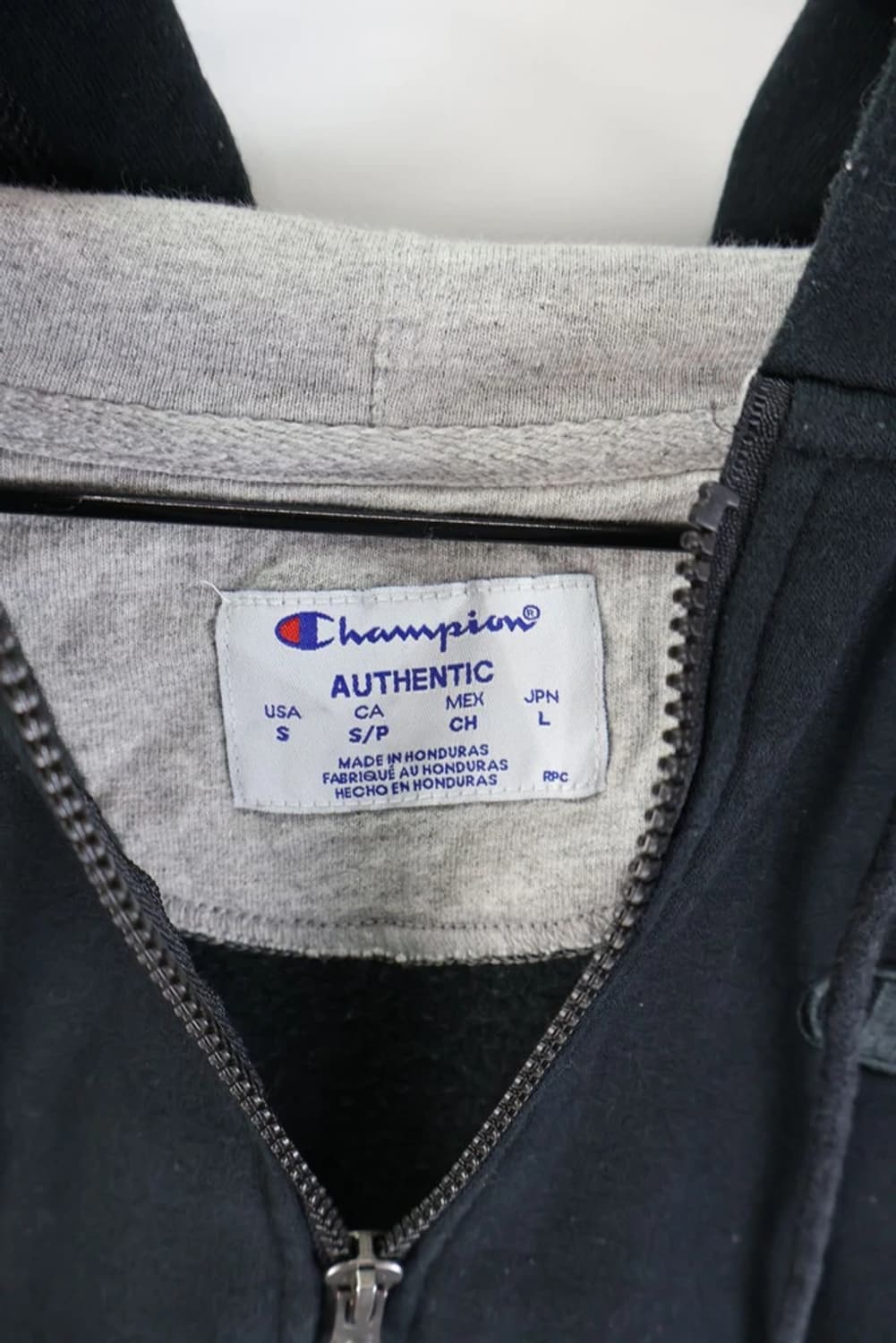  챔피언 블랙 후드티 상품이미지5