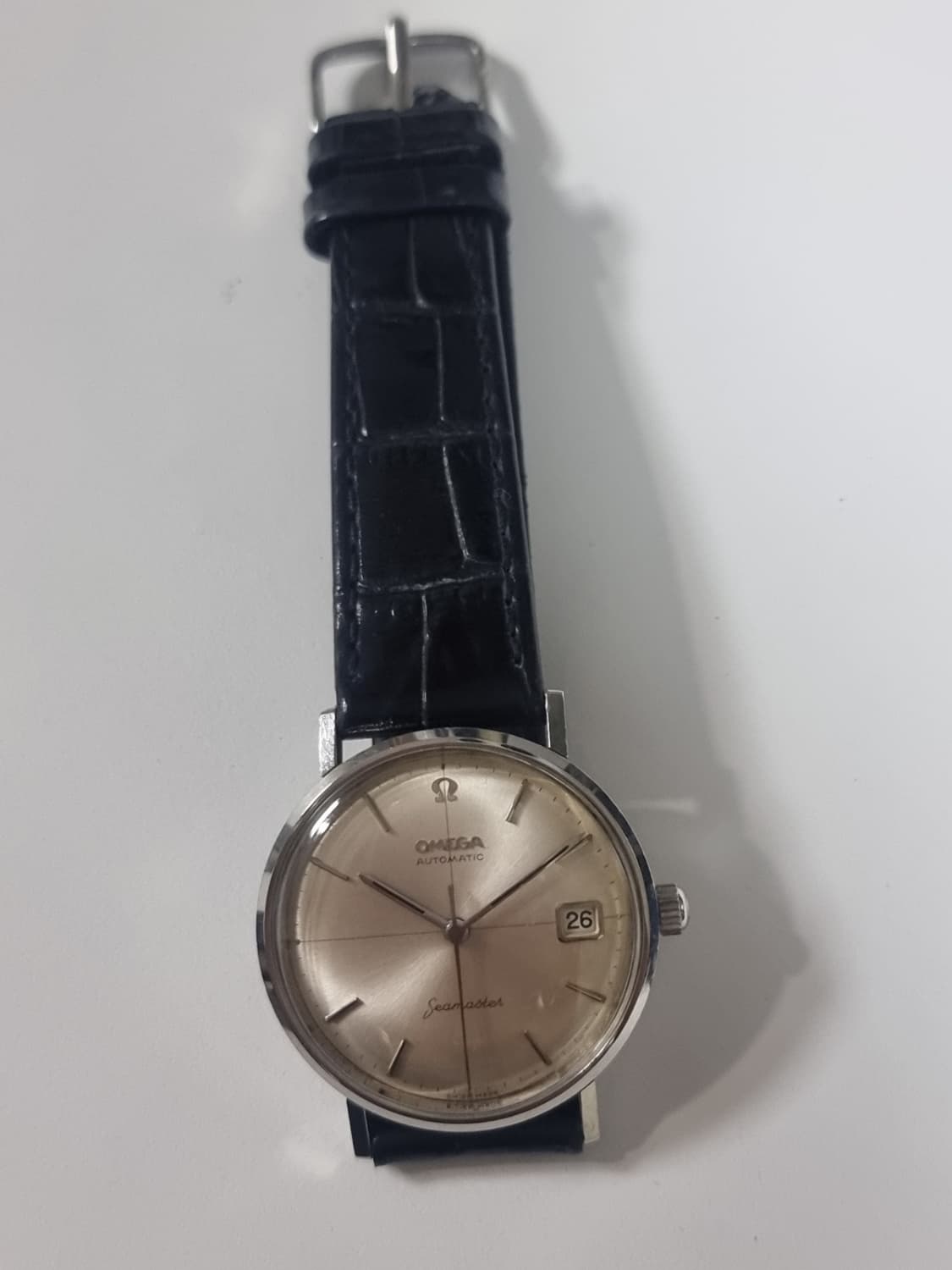 OMEGA 정품 오메가 빈티지 시계 씨마스터 자동35mm 은행잎무브 상품이미지10