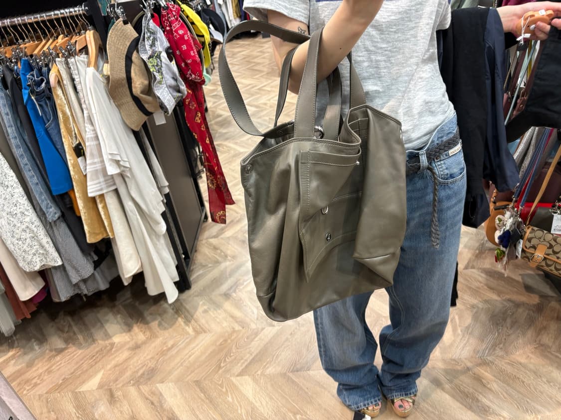 질샌더 리얼레더 투웨이백 상품이미지1