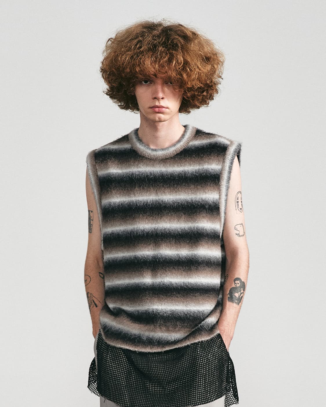 새상품) 엘무드 LMOOD 하이틴 알파카 베스트 니트조끼 정가10만원대 상품이미지2