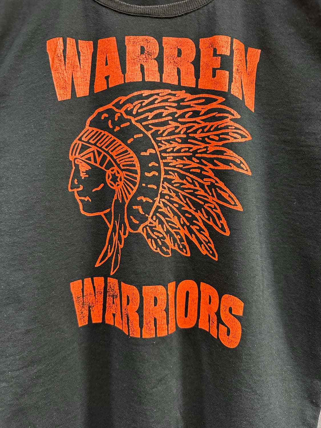WARREN WARRIORS 인디언 헤드 그래픽 반팔 티셔츠 M 상품이미지2