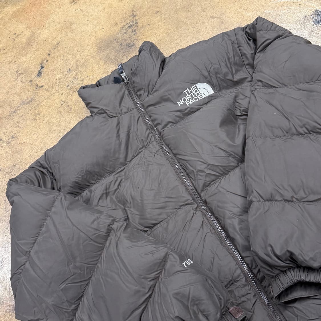 노스페이스 카키 브라운 눕시 패딩 95 상품이미지1