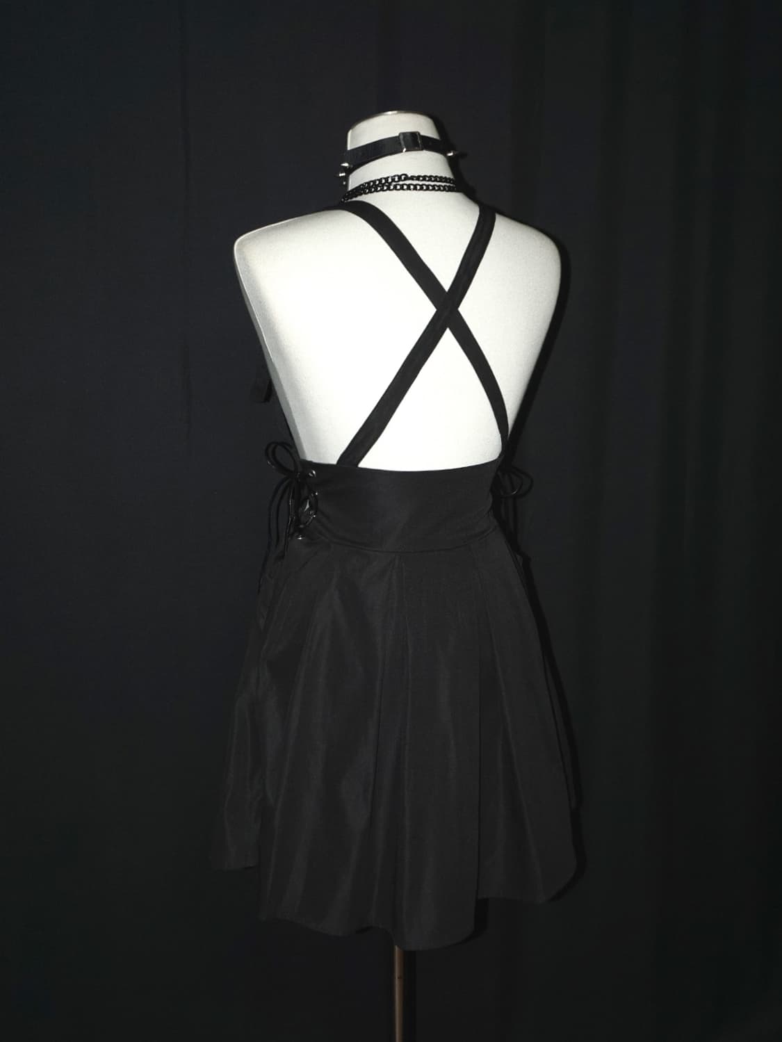 gothic side corset skirt  상품이미지7