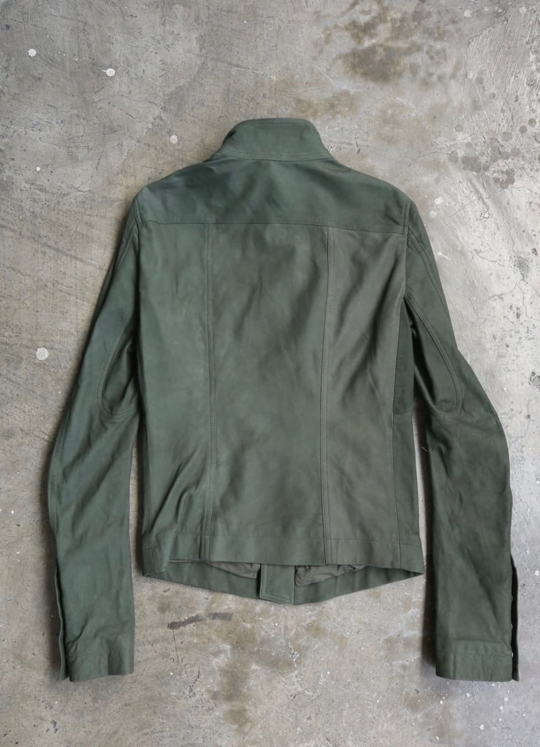 16SS 릭 오웬스 몰리노 레더 자켓 46 사이즈 상품이미지4