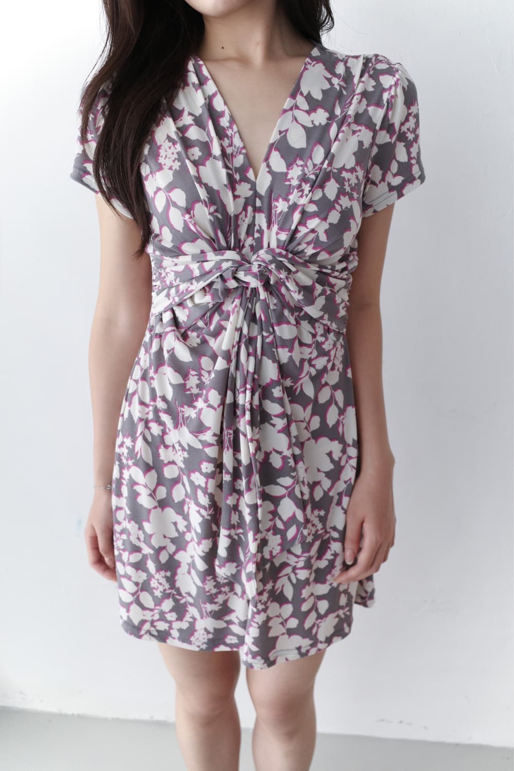 pattern wrap one-piece 상품이미지5