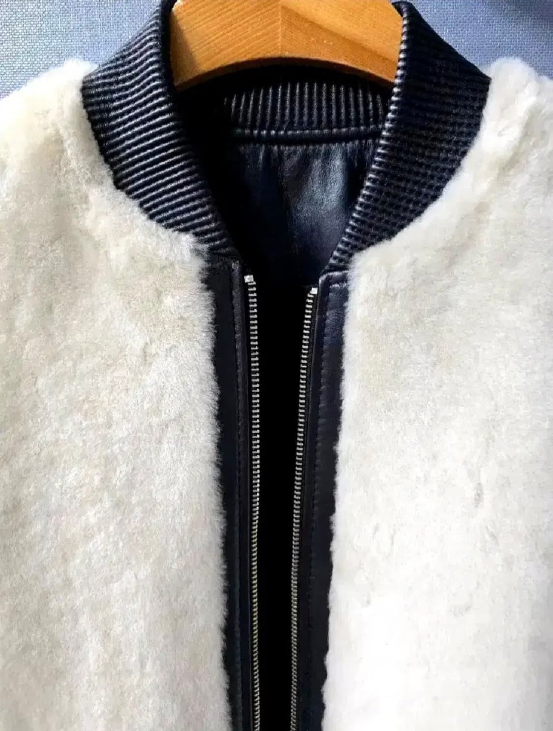 리얼 양털 시어링 봄버자켓 상품이미지2