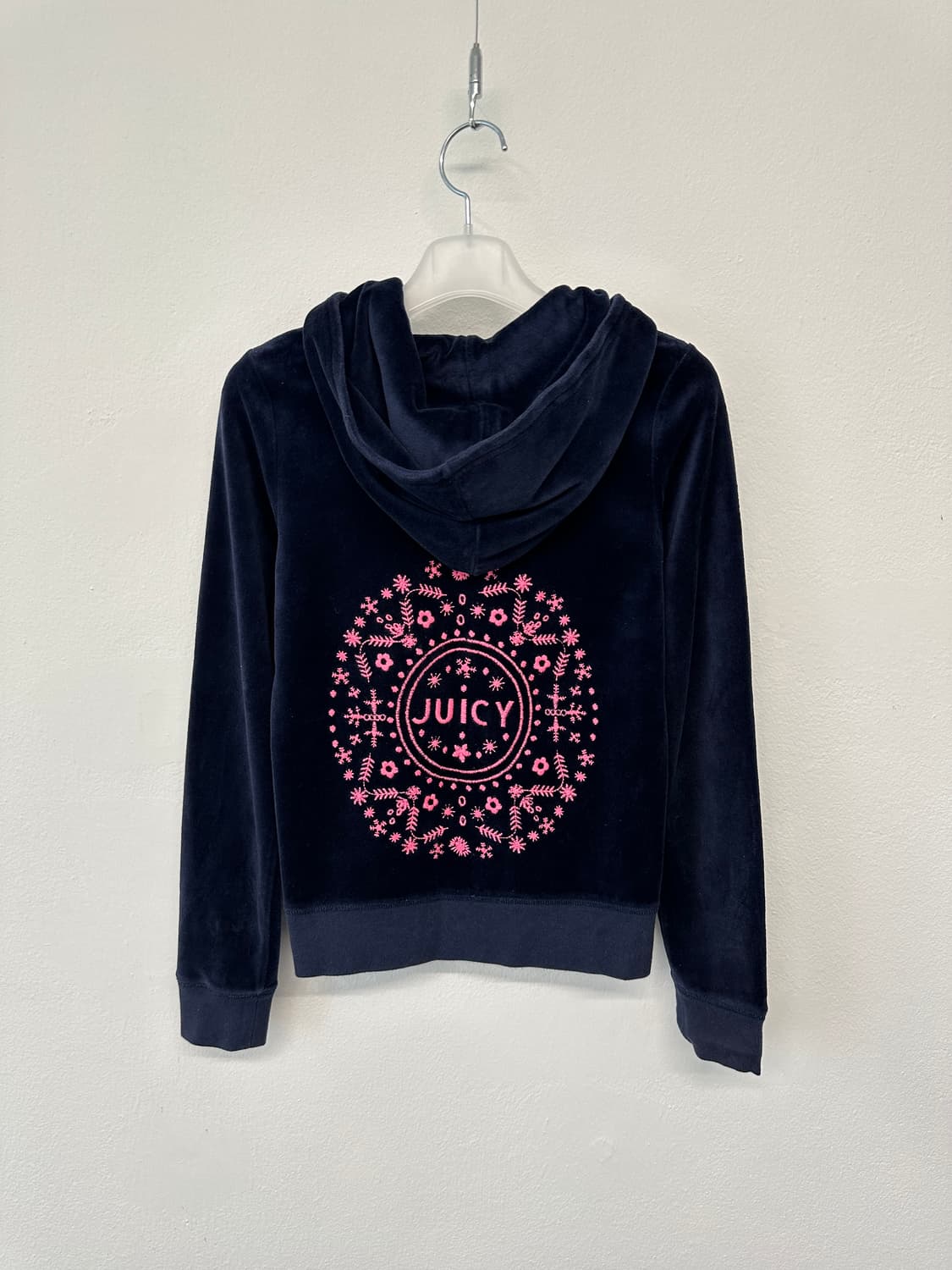 Juicy Couture black벨벳 후드집업 (실측xs) 상품이미지3