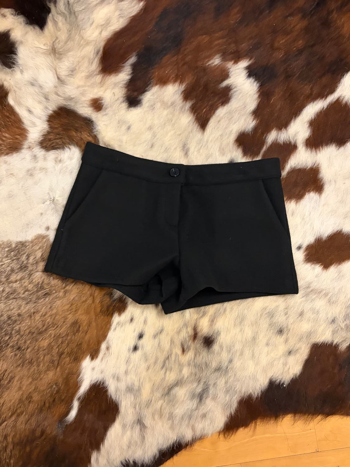 로우웨스트 모직 숏팬츠 상품이미지1