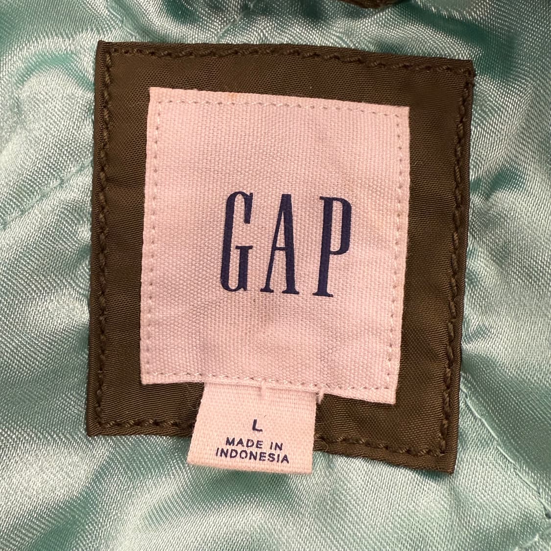 [정품/L] GAP 갭 항공점퍼 카키 b8 상품이미지6