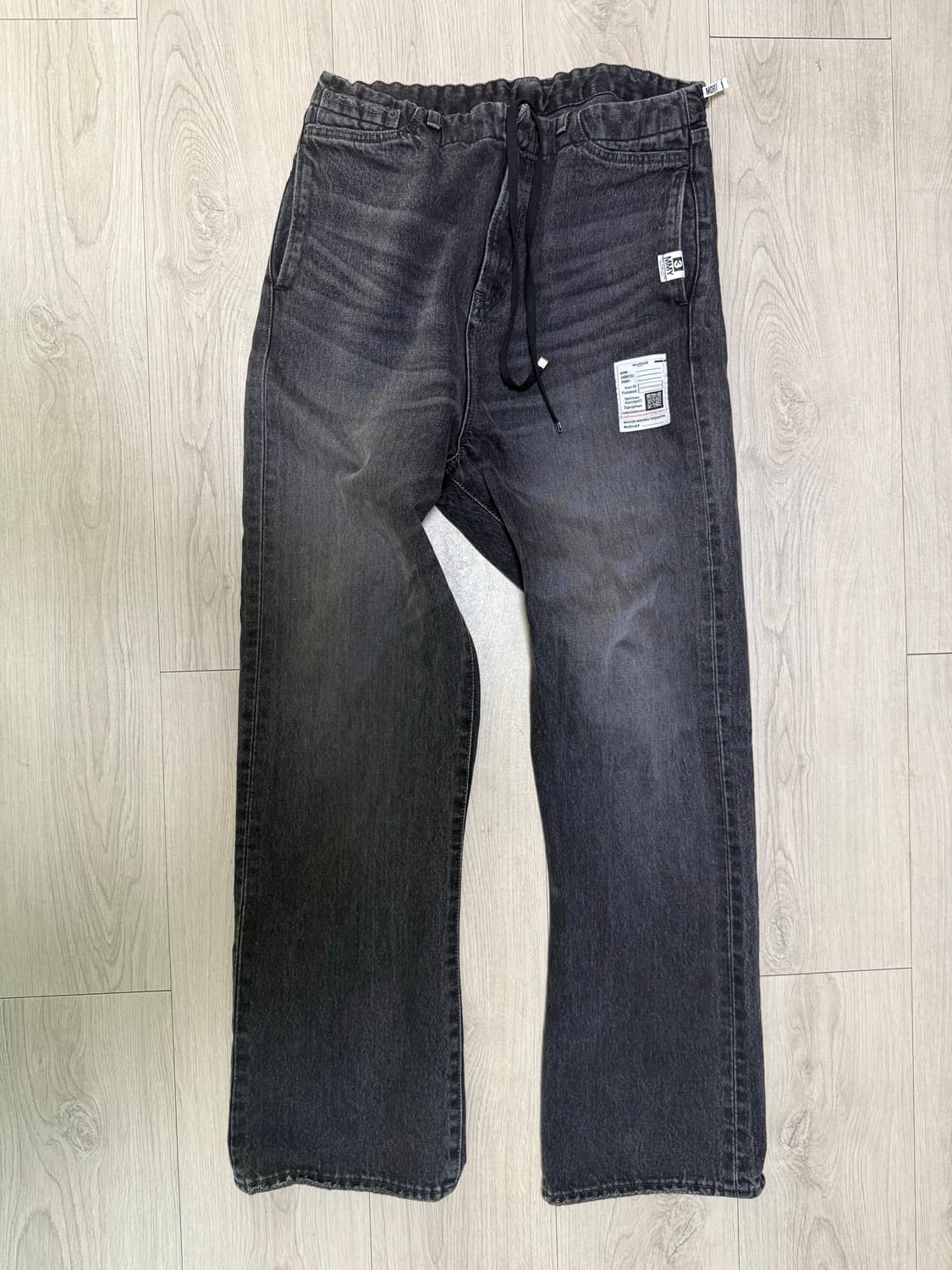 미하라 야스히로 블랙 데님팬츠 상품이미지1