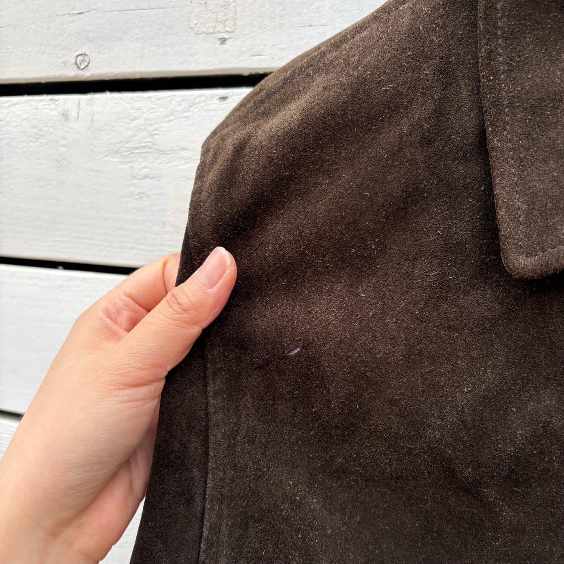 Banana Republic 바나나리퍼블릭 레더 가죽 스웨이드 자켓 상품이미지4